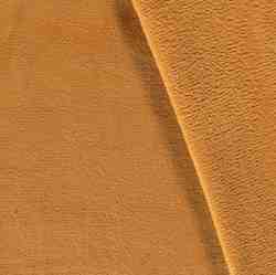 TISSU POLAIRE DOUDOU MIEL OCRE