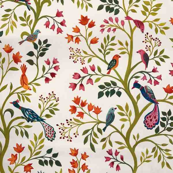 TISSU THEVENON SIEGE MATHILDE FOND BLANC