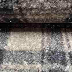 TISSU BOUCLETTE IMPRIME FLEECE GRIS NOIR ET BEIGE