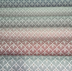 TISSU SIEGE JACQUARD FLUOR ECAILLE VERT 