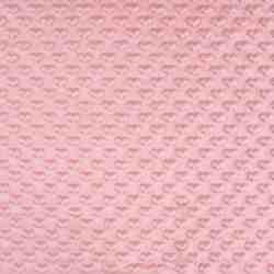 TISSU MINKY BUBBLE COEUR VIEUX ROSE