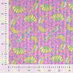 TISSU MATELASSÉ COTON IMPRIMÉ RÉVERSIBLE ROSE 