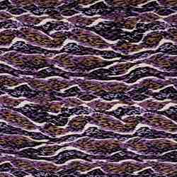 TISSU VISCOSE TWILL LEOPARD VIOLET LILAS