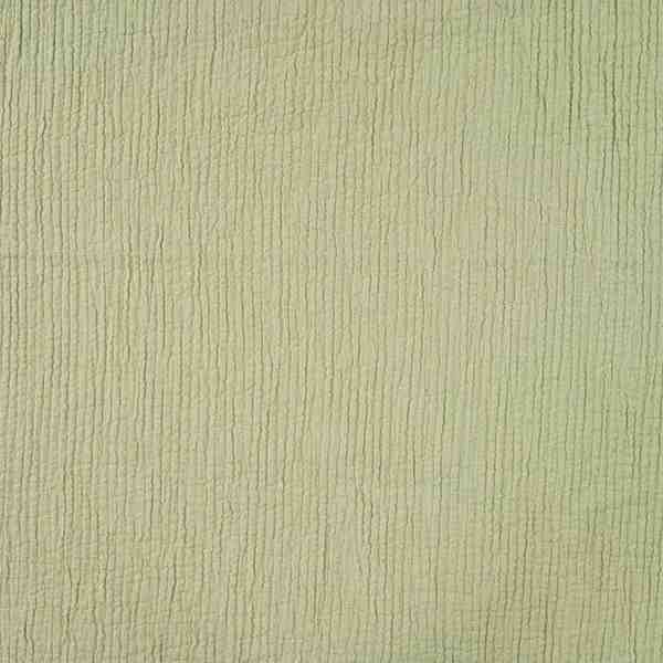 TISSU SEERSUCKER COTON VERT