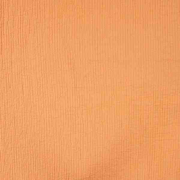 TISSU SEERSUCKER COTON ORANGE