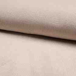TISSU VELOURS COTELE BEIGE