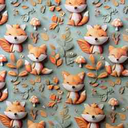 IMPRIME 3 D TREND ZORRI LES PETITS RENARD