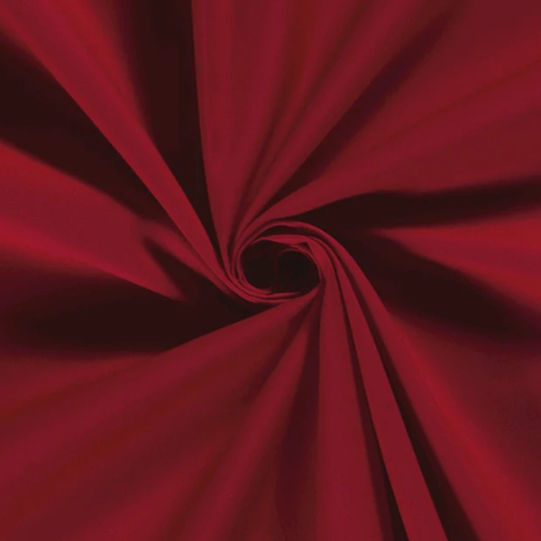 TOILE GABARDINE SATIN ROUGE