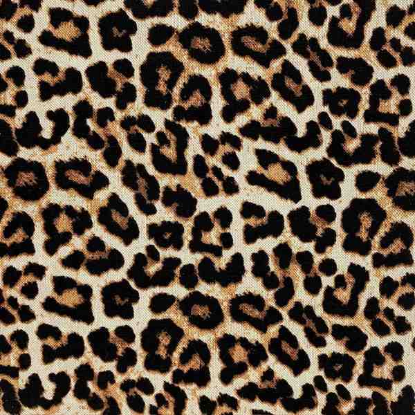 TOILE ASPECT LIN SAVANE NOIR MARRON