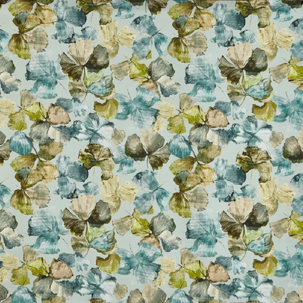 TISSU COTON IMPRIME PRESTIGIOUS FEUILLE DE GINKO