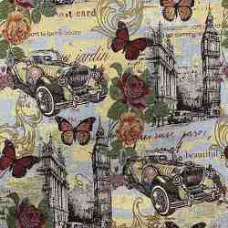 TISSU JACQUARD GOBELIN BELLE EPOQUE