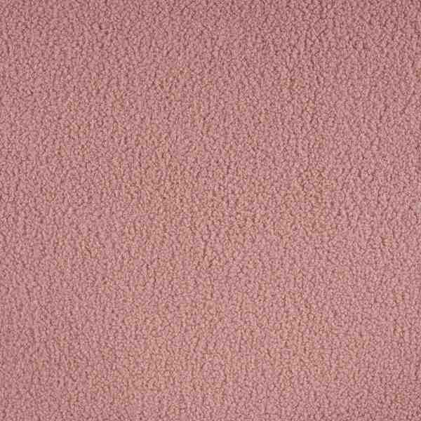TISSU TEDDY POLAIRE ROSE POUDRE