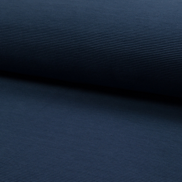 JERSEY OTTOMAN BLEU MARINE