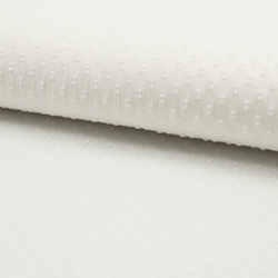 TISSU COTON PLUMETIS NATUREL IVOIRE