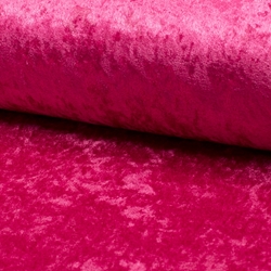 TISSU PANNE DE VELOURS ROSE FUCSHIA