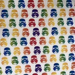 TISSU COTON STAR WARS MULTI 