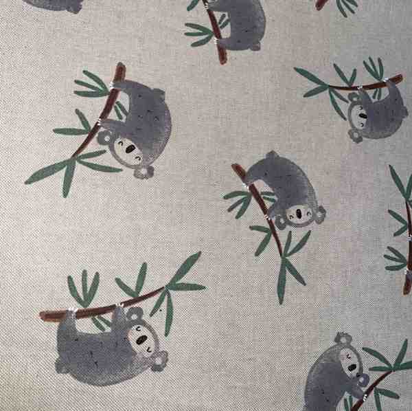 TISSU TOILE ASPECT LIN KOALA