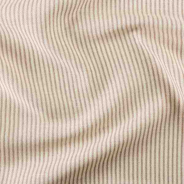 TISSU PALERMO UPCYCLE RAYURES FICELLE ECRU 280CM