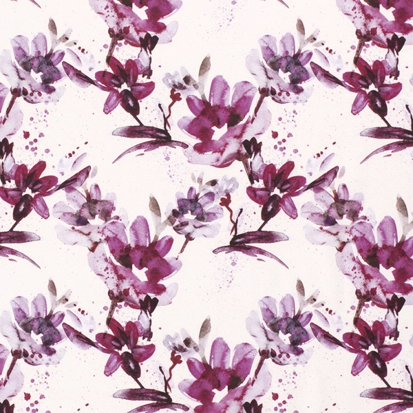 TISSU JERSEY IMPRIME DIGITAL GOTS OEKO-TEX FLEURS