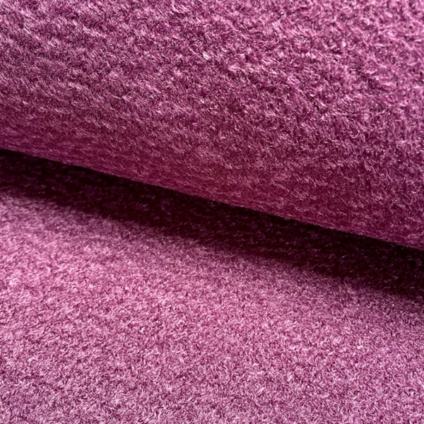 TISSU ASPECT LAINE BOUILLIE VIOLET