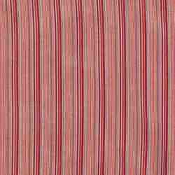 TISSU JACQUARD MEXICAIN RAYURE ROUGE