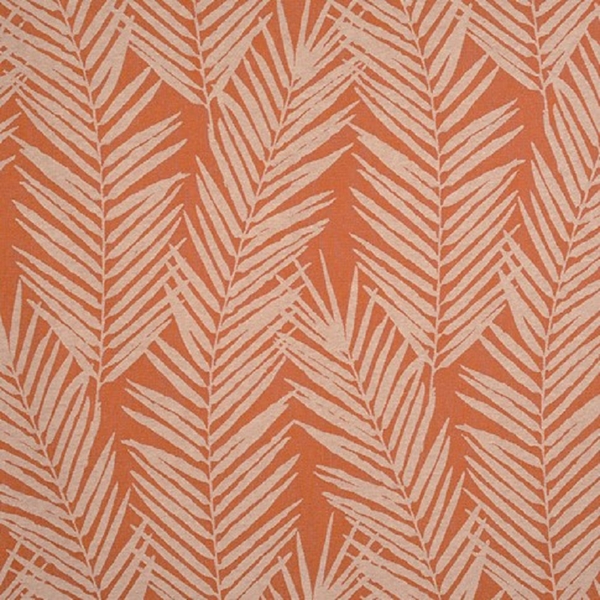 TISSU JACQUARD PALMIER TASMANIE TERRACOTTA