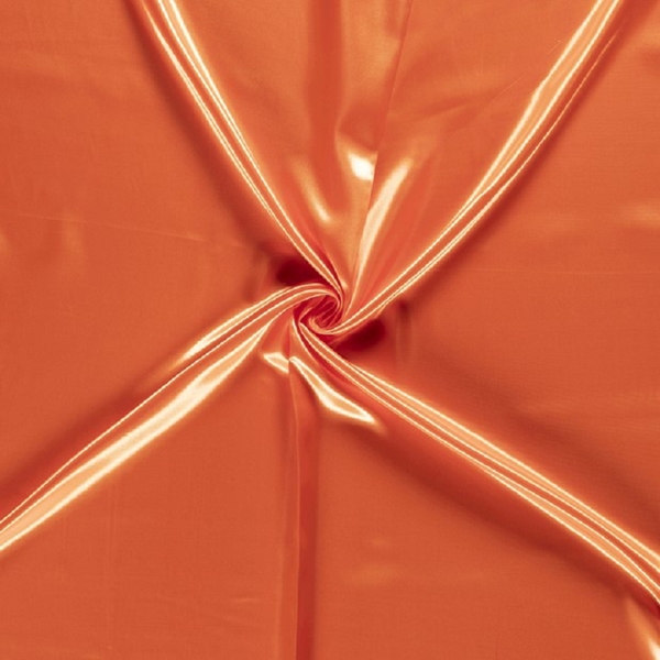 TISSU SATIN BRILLANT ORANGE