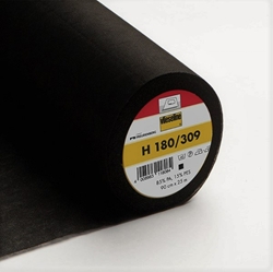 TISSU THERMOCOLLANT SOUPLE ET LEGER NOIR