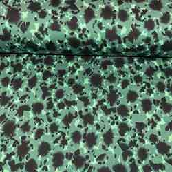 TISSU SATIN COTON ECLAT VERT