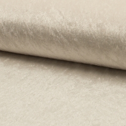 TISSU JERSEY PANNE DE VELOURS BLANC
