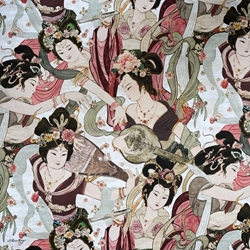 TISSU TOILE PANAMA GEISHA