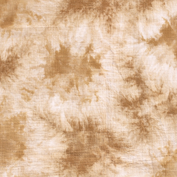 TISSU DOUBLE GAZE TYE AND DYE OEKO-TEX BEIGE