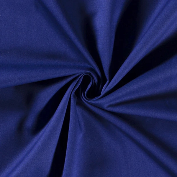 TISSU TOILE SERGE COTON BLEU ROYAL