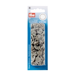 Boutons pression ColorSnaps 12,4 mm gris