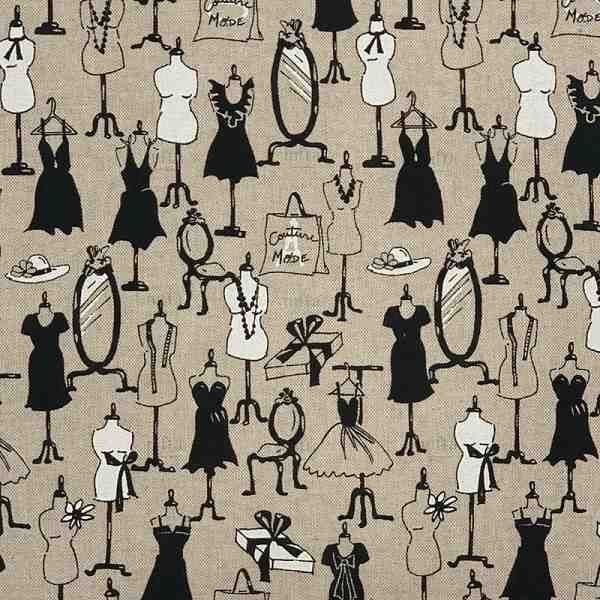 TISSU TOILE PALACE ENDUITE IMPRIMEE DRESSING