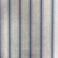 TISSU COTON IMPRIME SUZY RAYURES BLEUS