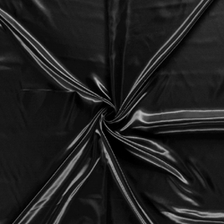 TISSU SATIN BRILLANT NOIR