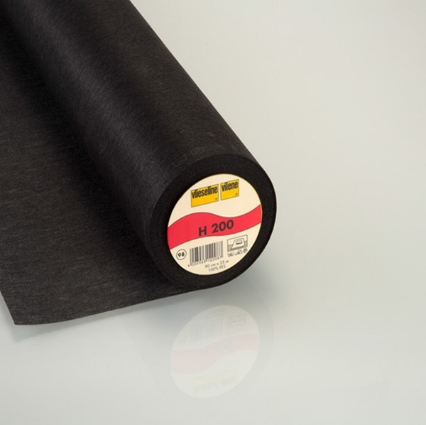 TISSU THERMOCOLLANT TISSUS LEGERS NOIR