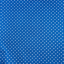 COUPON 70X50CM POIDS BLANCS FOND BLEU CIEL