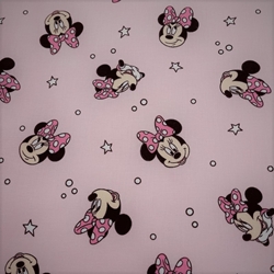 TISSU DISNEY MINNIE ROSE