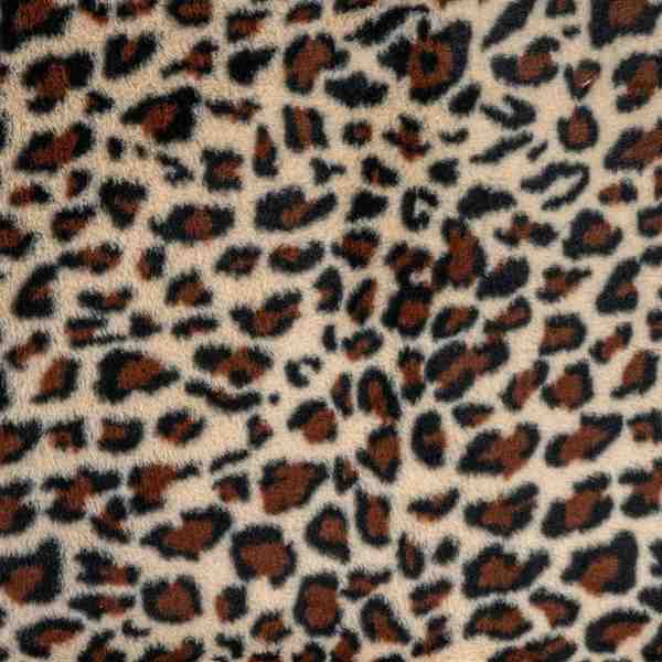 TISSU FAUSSE FOURRURE LEOPARD