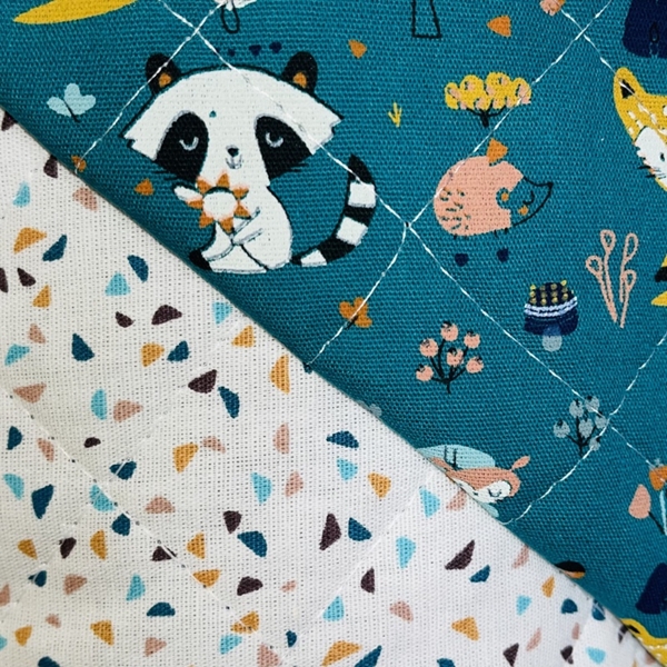 TISSU MATELASSE DOUBLE FACE RENARD