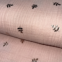 DOUBLE GAZE FEUILLE POUDRE