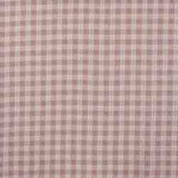 TISSU COTON � CARREAUX ROSE ET �CRU
