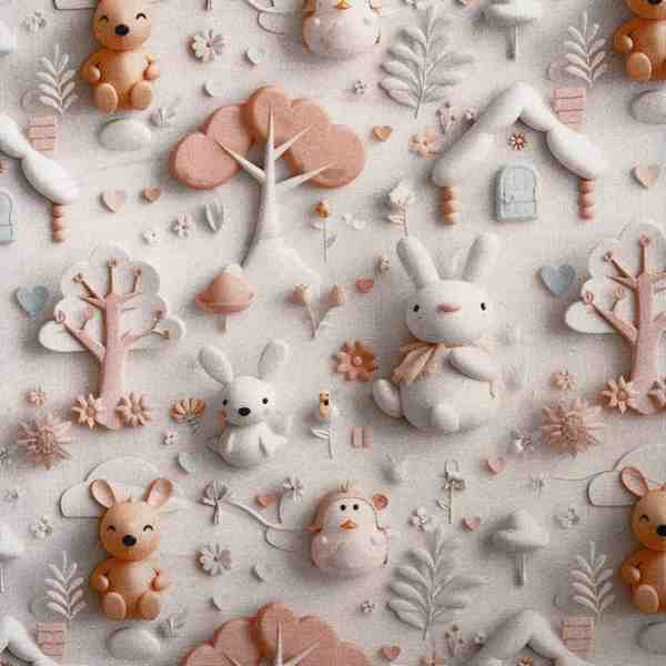 IMPRIME 3 D TREND ARCI BELLOT LAPIN BLANC