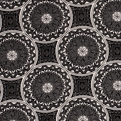 TISSU TOILE VISCOSE LIN AZTEQUE NOIR