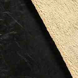 TISSU SUEDE MOUTON UNI NOIR