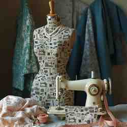 TOILE ASPECT LIN LA MERCERIE ET SES BOBINES