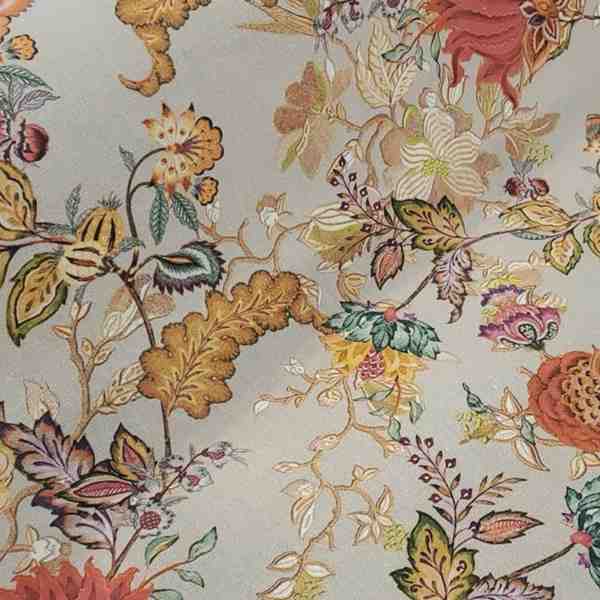 TISSU TOILE BACHETTE COTON BENGALE TAUPE