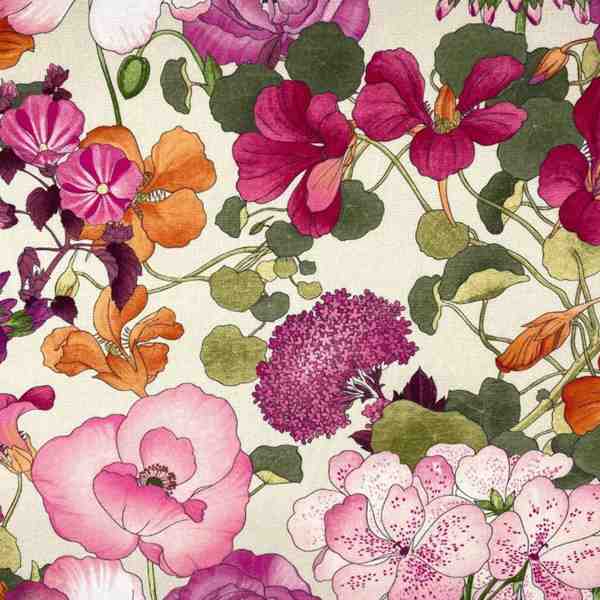 TOILE BACHETTE CAPUCINE ROSE FUSCHIA
